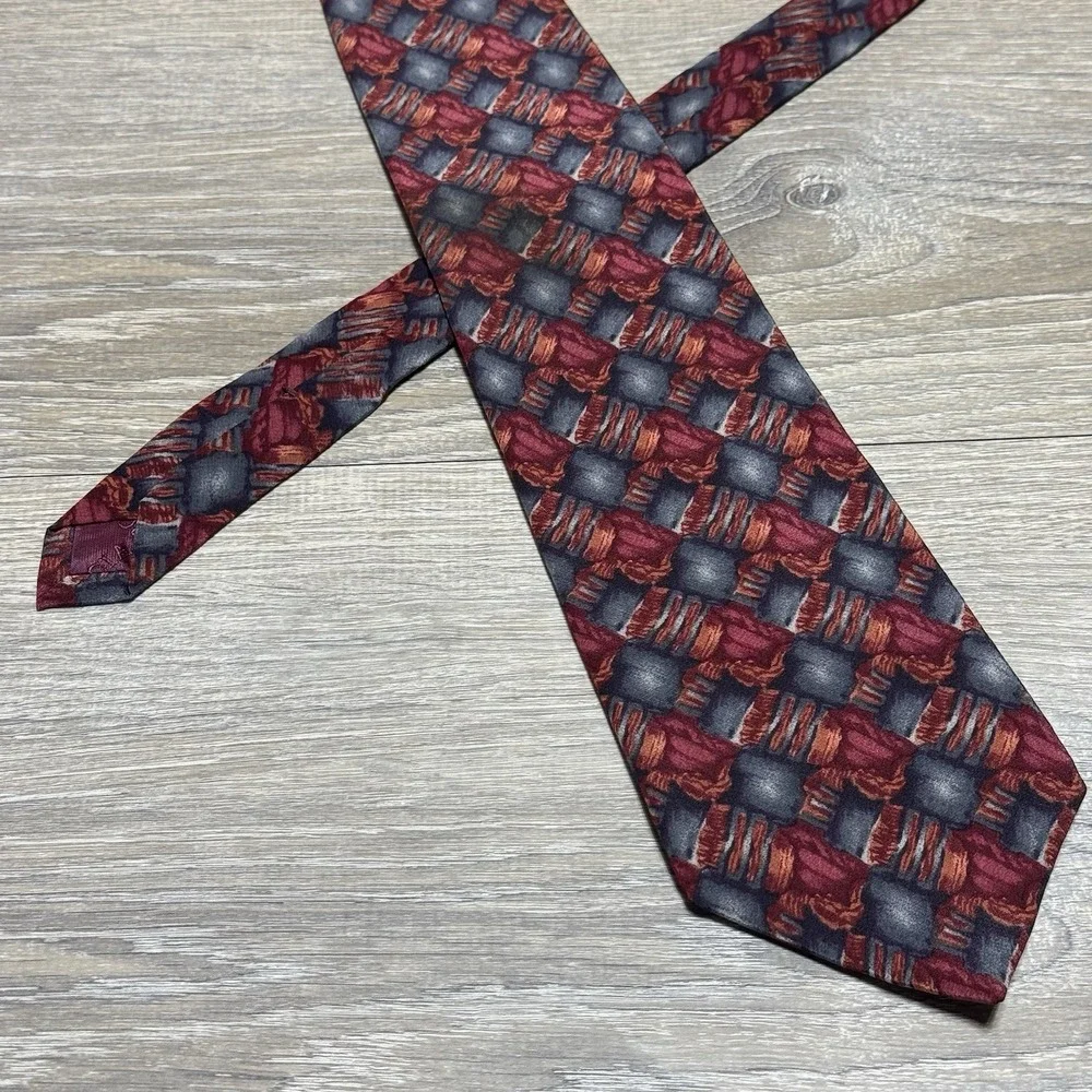 J. Garcia War‎ Collection Seven Handmade Luxury 100% Silk Neck Tie for Men 57
